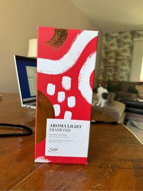 Saje Red Decorative Aroma Light Electric Diffuser Box